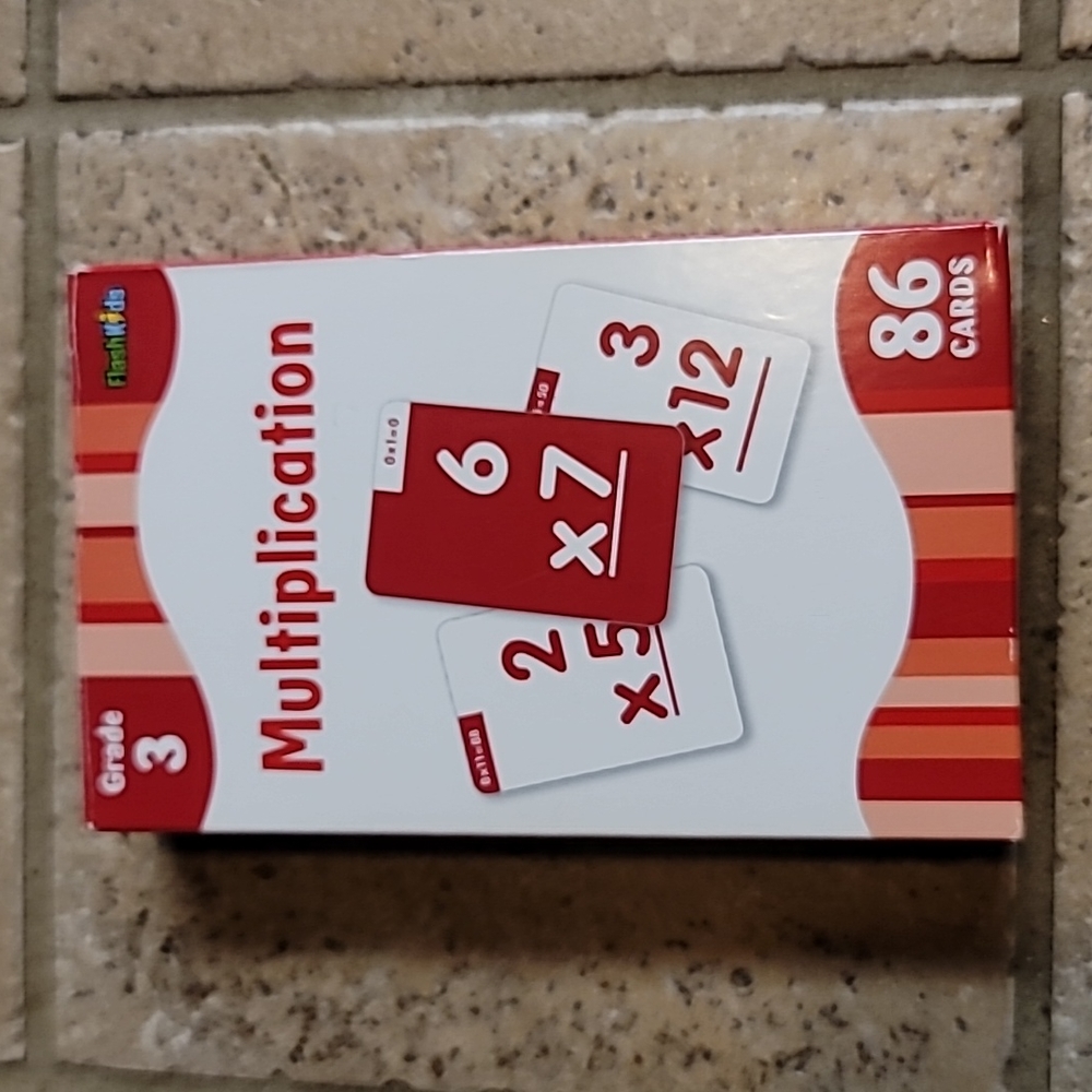 Flash Kids Multiplication Flash Cards, Grade 3